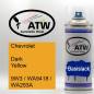 Preview: Chevrolet, Dark Yellow, 9W3 / WA9418 / WA253A: 400ml Sprühdose, von ATW Autoteile West.